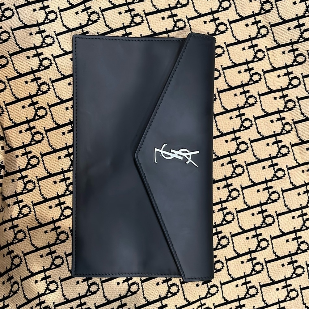 YSL black clutch